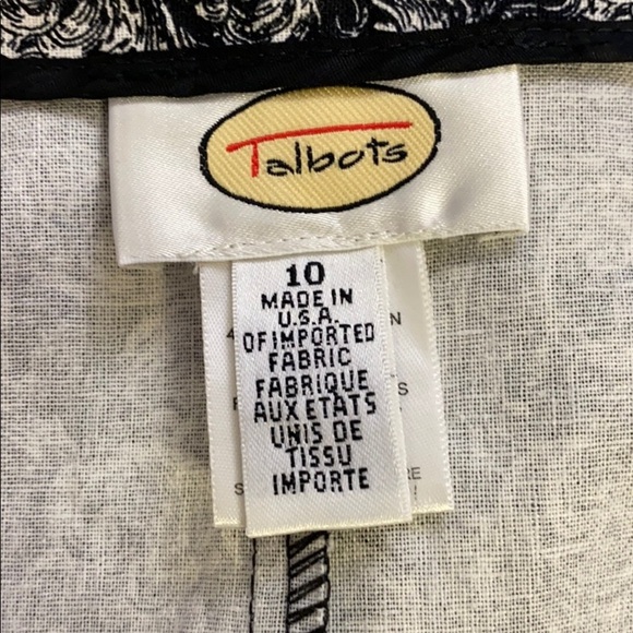 Talbots Linen Skirt Black - Picture 4 of 4